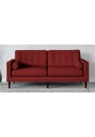 Furnitech HUNNY 3 Seater Sofa (Red)