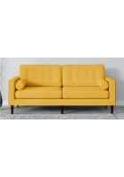 Furnitech HUNNY 3 Seater Sofa (Yellow)