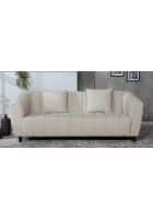 Furnitech KAJ 3 Seater Sofa (Beige)