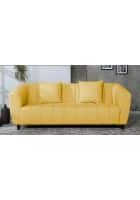 Furnitech KAJ 3 Seater Sofa (Yellow)