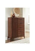 Furniture Adda Determined Sheesham Wood Panelled Wardrobe Natural (WRB.129)