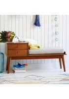 Furniture Adda Horizon Wooden Bench with Drawer B.113 (Natural)