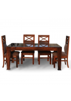 Furniture Adda Northbay Dining Table Set (Natural)