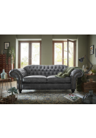 Furniture Adda Petra 3 Seater Chesterfield Sofa