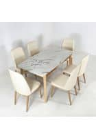 Furniture Adda Virtuoso Dining Table Set (Beige)