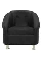 Furnitech Mexico 1 Seater Sofa In Black