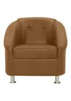 Furnitech Mexico 1 Seater Sofa In Light Brown