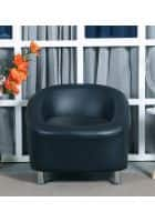 Furnitech Nelson 1 Seater Sofa In Black