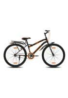 GANG CATCHER UG Non-Suspension V-Brake Single Speed with IBC 24T (Frame 14 inch) Mountain Cycle (Black, Orange)