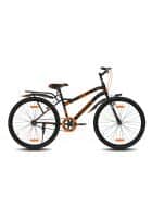 GANG CATCHER UG Non-Suspension V-Brake Single Speed with IBC 26T (Frame 15 inch) Mountain Cycle (Black, Orange)