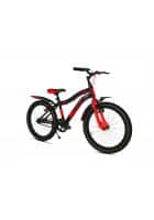 GANG FLYZZ Non Suspension V-Brake Single Speed 20T (Frame 13 inch) Kids Cycle (Black, Bright Red)