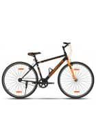 GANG GRAPHYTE Rigid-Suspension V-Brake Single Speed 700C (Frame 18 inch) Hybrid Cycle/City Bike (Black, Orange)