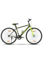 GANG GRAPHYTE Rigid-Suspension V-Brake Single Speed 700C (Frame 18 inch) Hybrid Cycle/City Bike (Green)