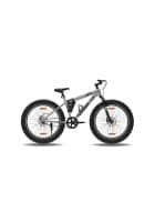 Gang Jeriko Wheel Size 24 Front-Suspension Dual Disc Brake Single Speed Cycle (Military Grey and Black)