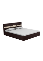 Godrej Arcadia King Size Bed (Half Hydraulic Storage, Cola Rain)