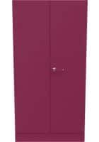 Godrej Interio 2 Door CRCA Steel Almirah Wardrobe (30161803SD00839) Textured Berry