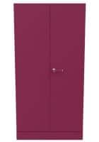 Godrej Interio 2 Door CRCA Steel Almirah Wardrobe (30161803SD00840) Textured Berry