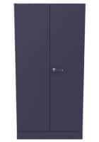 Godrej Interio 2 Door CRCA Steel Almirah Wardrobe (30161803SD00843) Textured Navy Blue