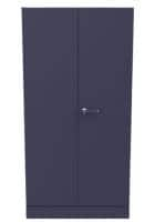 Godrej Interio 2 Door CRCA Steel Almirah Wardrobe (30161803SD00844) Textured Navy Blue