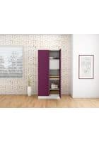 Godrej Interio 2 Door CRCA Steel Almirah Wardrobe (SLIM00014) Textured Purple