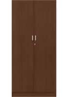 Godrej Interio 2 Door Engineered Wood Almirah Wardrobe (56101509SD00441) Dark Walnut