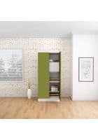 Godrej Interio 2 Door Mild Steel Almirah Wardrobe (SLIM00624) Textured Green Leaf