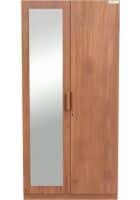 Godrej Interio 2 Door Solid Wood Sheesham Almirah Wardrobe (56101509SD00395) Fine Walnut