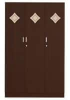 Godrej Interio 3 Door Engineered Wood Almirah Wardrobe (56101509SD00449) Cola Rain