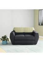 Godrej Interio Facet 2 Seater Sofa (Fabric, Steel Grey)