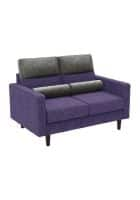 Godrej Interio Highrolla 2 Seater Sofa (Fabric, Purple Haze)