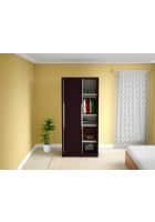 Godrej Interio Sliding Door CRCA Steel Almirah Wardrobe (30161803SD00307) Textured Shell Wine Red