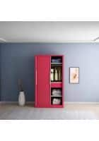 Godrej Interio Sliding Door CRCA Steel Almirah Wardrobe (30161803SD00695) Textured Blush Red