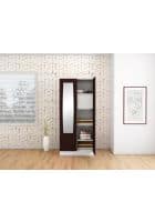 Godrej Interio Slimline 2 Door CRCA Steel Almirah Wardrobe (SLIM00048) Russet