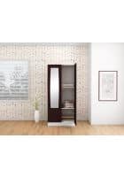 Godrej Interio Slimline 2 Door CRCA Steel Almirah Wardrobe (SLIM00057) Russet