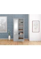 Godrej Interio Slimline 2 Door CRCA Steel Almirah Wardrobe (SLIM00100) Royal Ivory