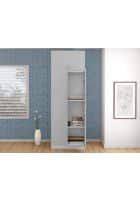 Godrej Interio Slimline 2 Door CRCA Steel Almirah Wardrobe (SLIM00193) Royal Ivory