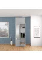 Godrej Interio Slimline 2 Door CRCA Steel Almirah Wardrobe (SLIM00229) Royal Ivory