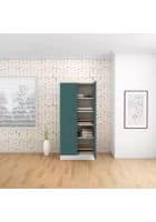 Godrej Interio Slimline 2 Door Mild Steel Almirah Wardrobe (SLIM00782) Textured Sea Pine