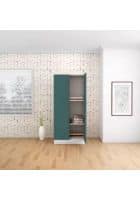 Godrej Interio Slimline 2 Door Mild Steel Almirah Wardrobe (SLIM00783) Textured Sea Pine