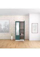 Godrej Interio Slimline 2 Door Mild Steel Almirah Wardrobe (SLIM00791) Textured Sea Pine