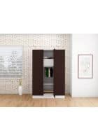 Godrej Interio Slimline 3 Door CRCA Steel Almirah Wardrobe (SLIM00312) Russet