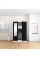 Godrej Interio Slimline 3 Door CRCA Steel Almirah Wardrobe (SLIM00347) Pacific Blue