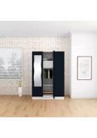 Godrej Interio Slimline 3 Door CRCA Steel Almirah Wardrobe (SLIM00383) Pacific Blue