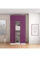 Godrej Interio Slimline 3 Door CRCA Steel Almirah Wardrobe (SLIM00394) Textured Purple