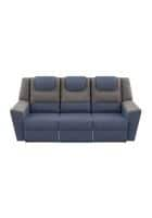 Godrej Interio Sumo 3 Seater Recliner (Fabric, Blue Grey)