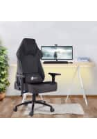 Green Soul Glance Multi-Functional Ergonomic Home Office Desk and Gaming Chair with Best in Class Comfort, 4D Adjustable Armrests (Full Black)