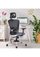 Green Soul Jupiter-Superb High-Back Mesh Ergonomic Office chair with Multi-Tilt Lock Mechanism (Black and Grey)