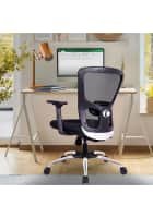 Green Soul Jupiter-Superb Mid-Back Mesh Ergonomic Office chair with Multi-Tilt Lock Mechanism (Full Black)