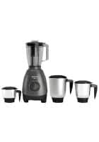 Havells Zello 750W with 4 Jars Mixer Grinder, Fruit Filter, Overload Protector (Grey)