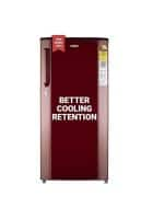 Haier 185 Litres 2 Star Direct Cool Single Door Refrigerator Red Steel (HED-192RS-P)